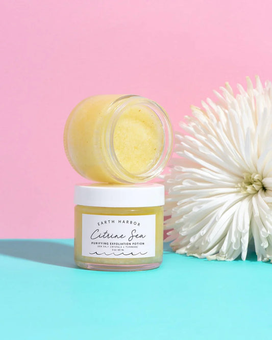 Earth Harbor Citrine Sea Exfoliator Cleanser and Mask